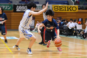 全国の中学生が参加できる月刊バスケットボールカップ（群馬県）を観戦しました