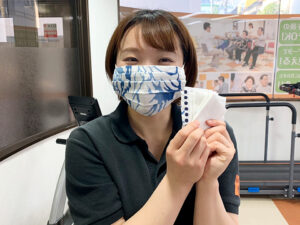 利用者様から手作りマスクをいただきました！【リハビリデイサービス施設「リハトレ専科西戸山公園」】