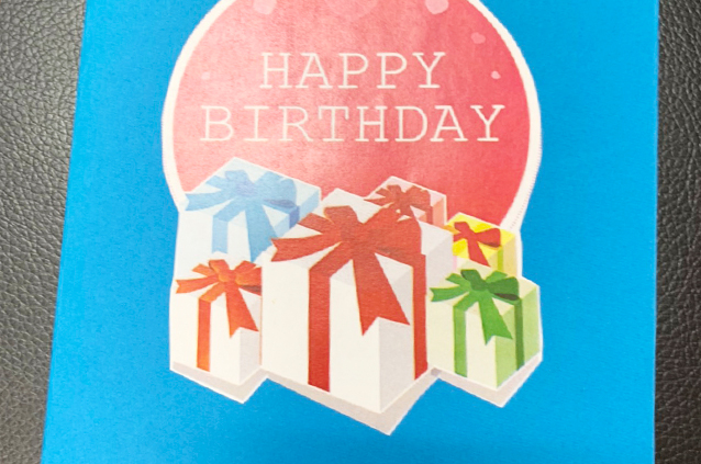 誕生日カードをリニューアルしました リハビリデイサービス施設 リハトレ専科西戸山公園 オンズグループのブログ